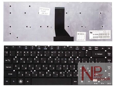 Клавиатура для Acer Aspire V3-431 чёрная