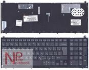 Клавиатура для HP ProBook 4520S чёрная с чёрной рамкой