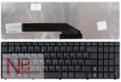 Клавиатура для Asus K61 K62 K50 K51 чёрная, с рамкой